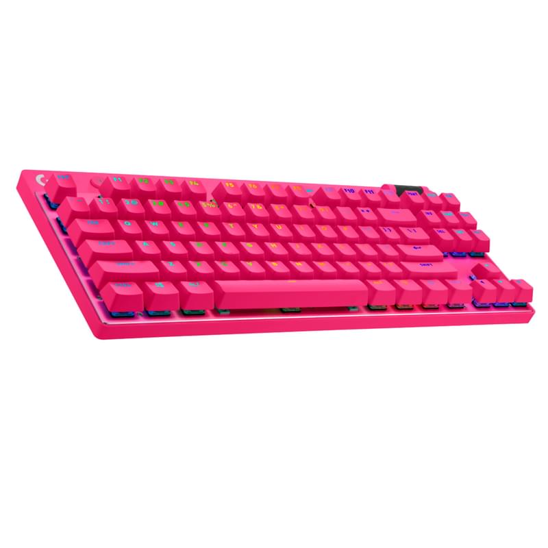 Сымсыз ойын пернетақтасы Logitech G Pro X TKL, қызғылт (920-012159) - фото #1, Technodom.kz