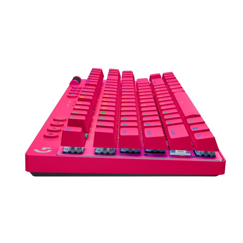 Сымсыз ойын пернетақтасы Logitech G Pro X TKL, қызғылт (920-012159) - фото #2, Technodom.kz
