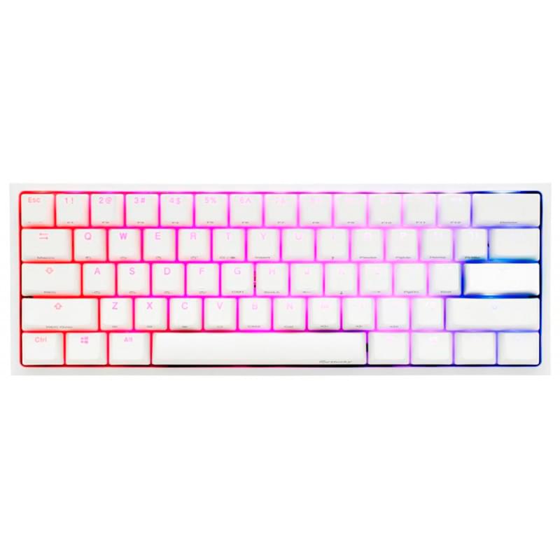 Игровая клавиатура Ducky One 2 Mini White, Brown Switch (DKON2061ST-BRUPDWWT1) - фото #0, Technodom.kz