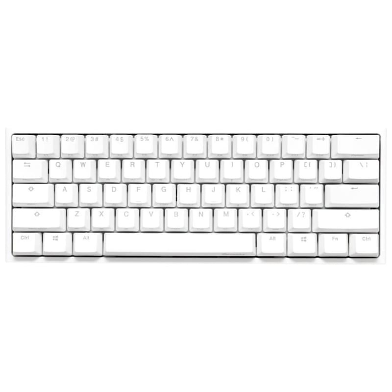 Игровая клавиатура Ducky One 2 Mini White, Brown Switch (DKON2061ST-BRUPDWWT1) - фото #1, Technodom.kz