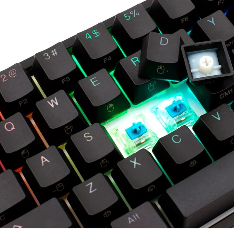 Игровая клавиатура Ducky One 2 SF Black-White, Blue Switch (DKON1967ST-CRUPDAZT1) - фото #4, Technodom.kz