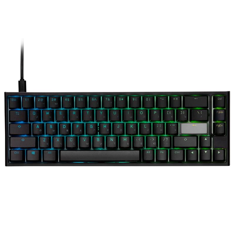 Игровая клавиатура Ducky One 2 SF Black-White, Brown Switch (DKON1967ST-BRUPDAZT1) - фото #0, Technodom.kz