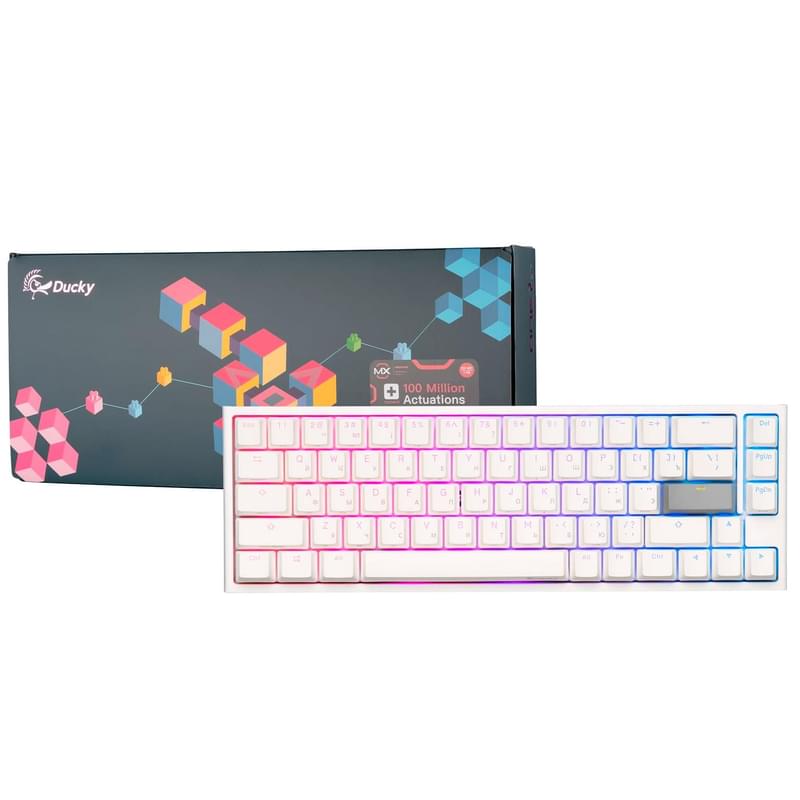 Игровая клавиатура Ducky One 2 SF White, Red Switch (DKON1967ST-RRUPDWWT1) - фото #1, Technodom.kz