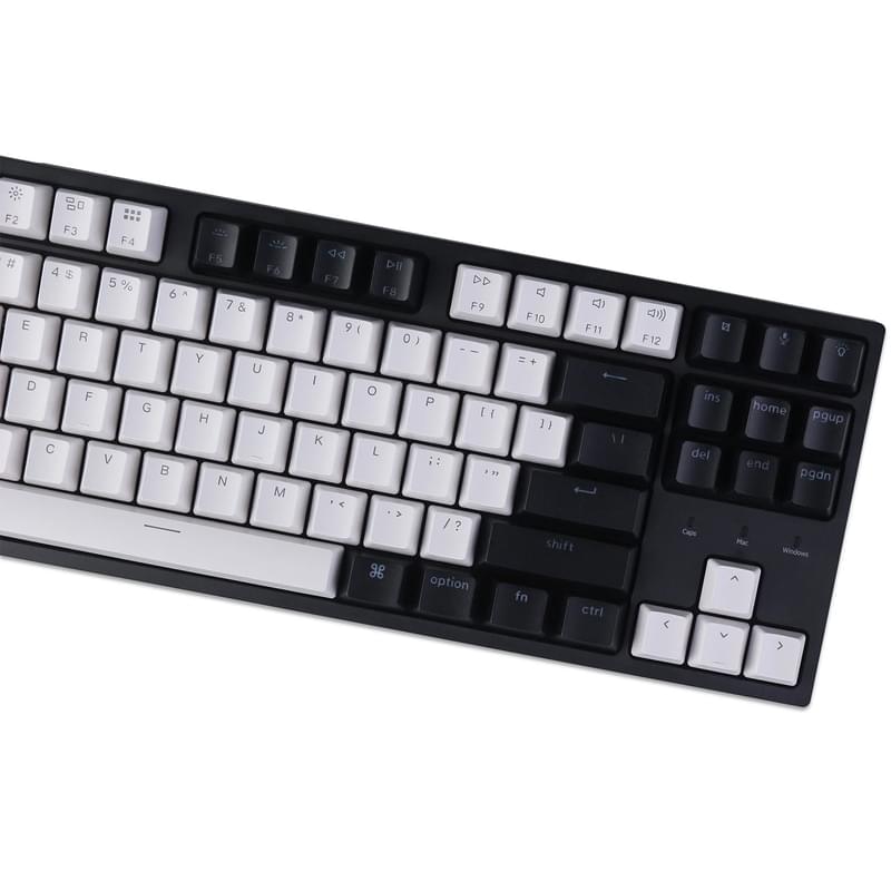 Игровая клавиатура Keychron C1 TKL, RGB, Hot-Swap - Gateron Brown, Black/White - фото #2, Technodom.kz