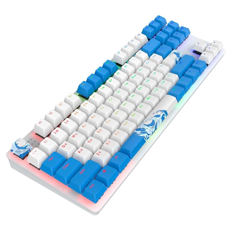 Ойын пернетақтасы Red Square KEYROX TKL Aquarius, G3ms Amber (RSQ-20036) - фото #3, Technodom.kz