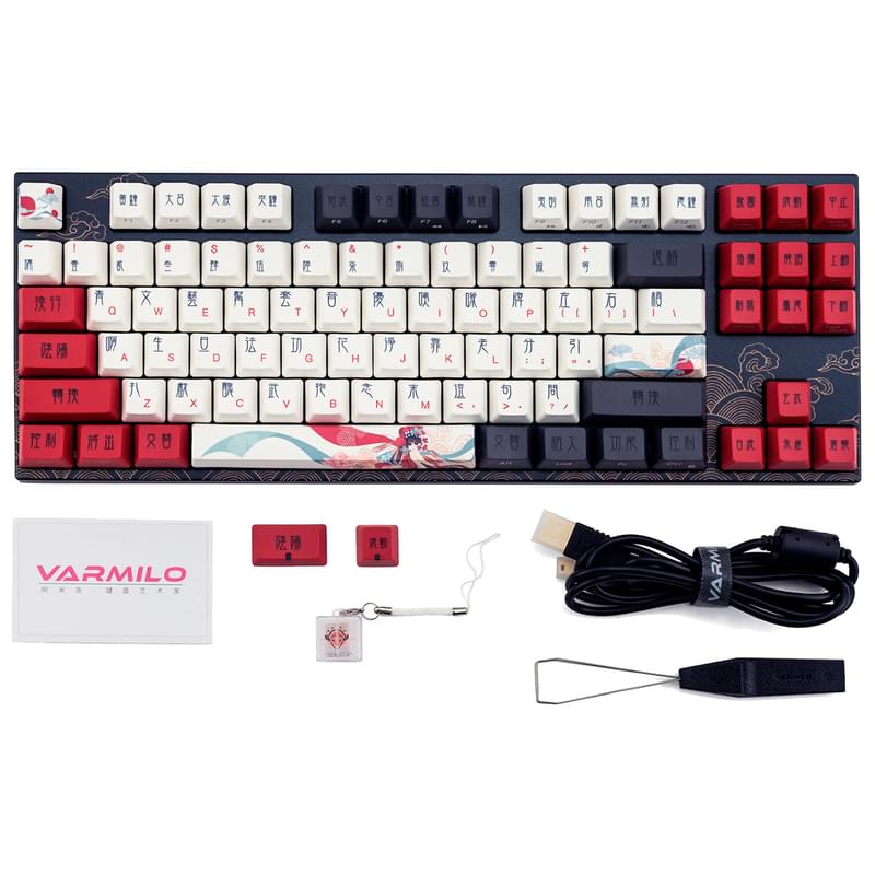 Игровая клавиатура Varmilo VEM87 Beijing Opera - EC V2 Daisy (A33A028A8A3A01A025) - фото #5, Technodom.kz