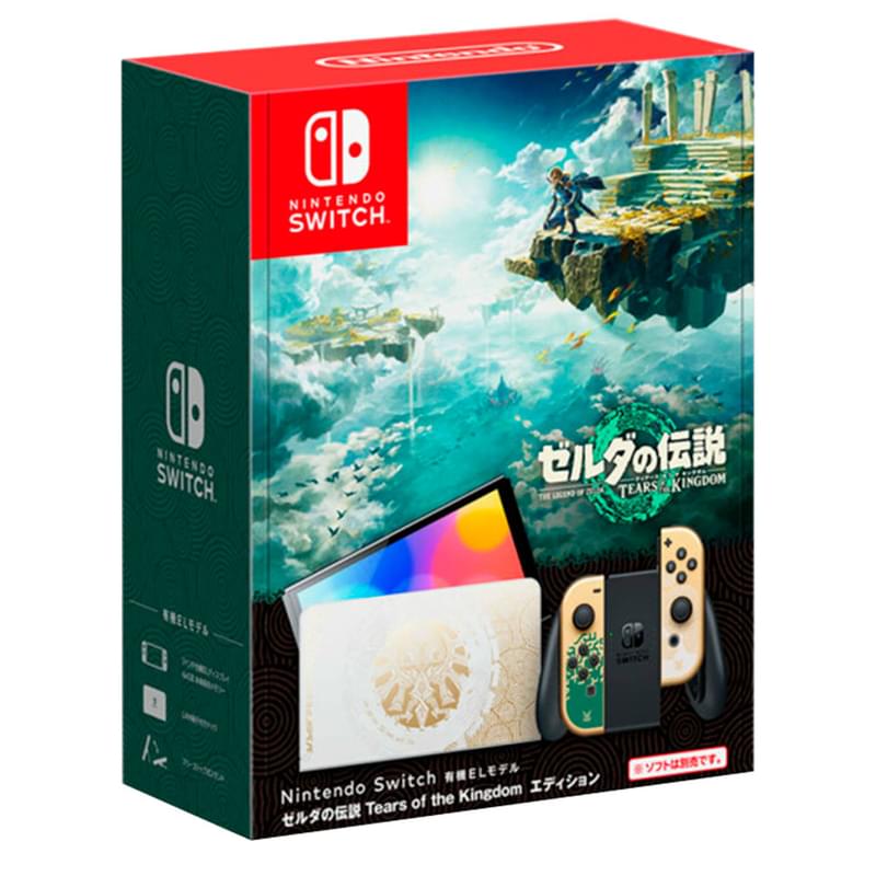 Nintendo Switch OLED Zelda Ойын консолі (4902370550481) - фото #2, Technodom.kz