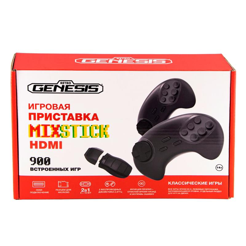 Retro Genesis MixStick HD ойын консолі + 900 ойын (ConSkDn123) - фото #9, Technodom.kz