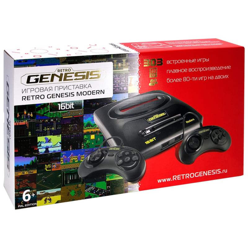 Игровая консоль Retro Genesis Modern Pal Edition + 300 игр (ConSkDn130) - фото #6, Technodom.kz
