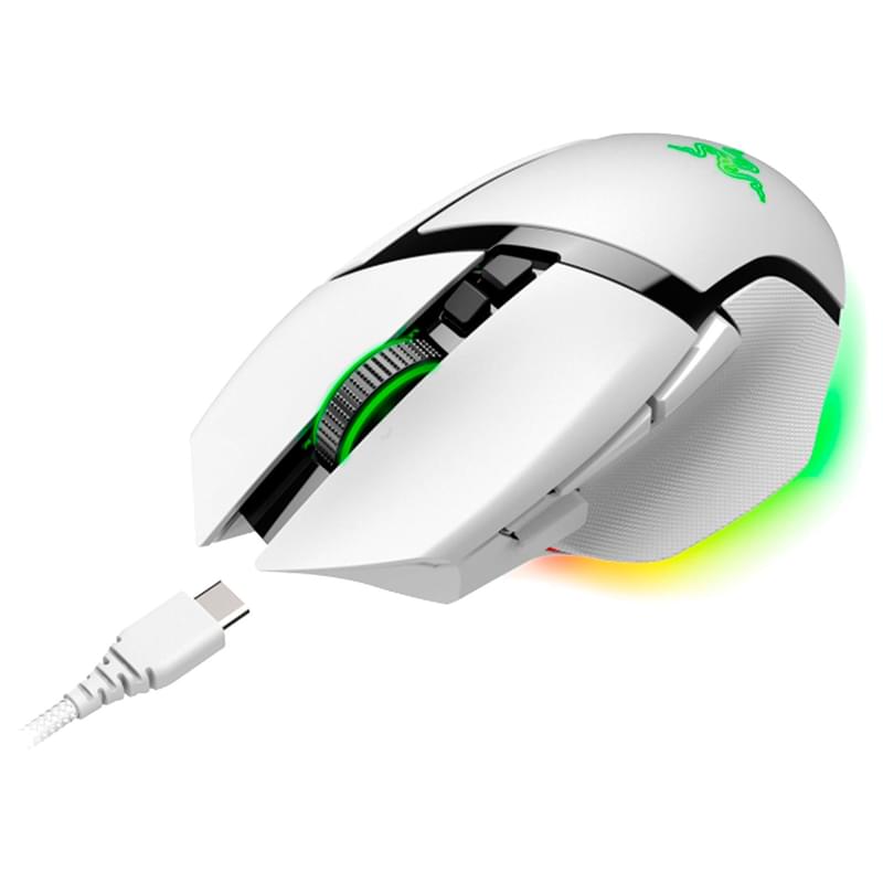 Игровая мышь беспроводная Razer Basilisk V3 Pro, Mercury (RZ01-04620200-R3G1) - фото #2, Technodom.kz