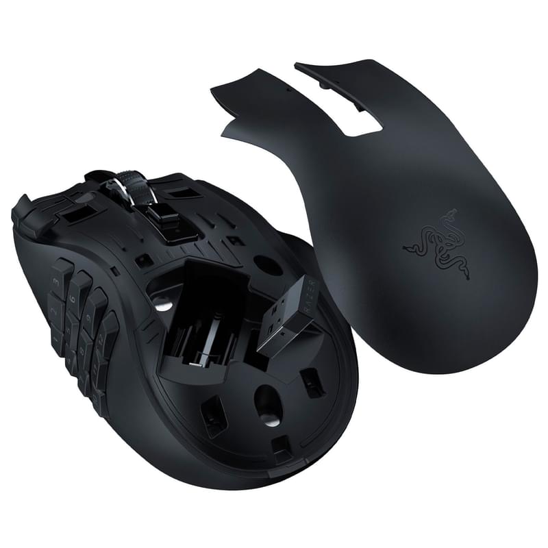 Игровая мышь беспроводная Razer Naga V2 HyperSpeed (RZ01-03600100-R3G1) - фото #5, Technodom.kz