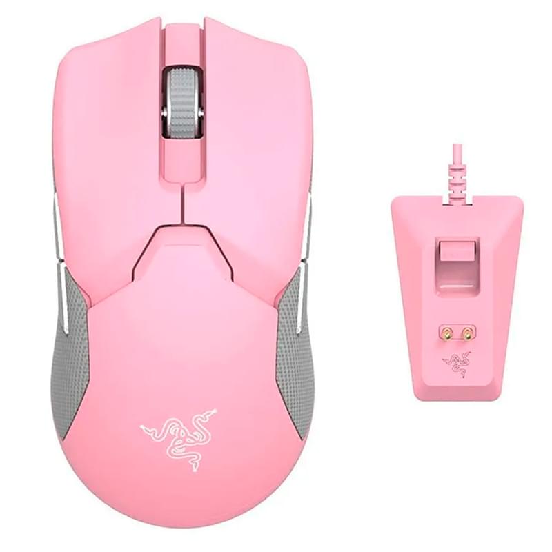Игровая мышь беспроводная Razer Viper Ultimate RGB with Charging dock, Rose (RZ01-03050300-R3M1) - фото #2, Technodom.kz