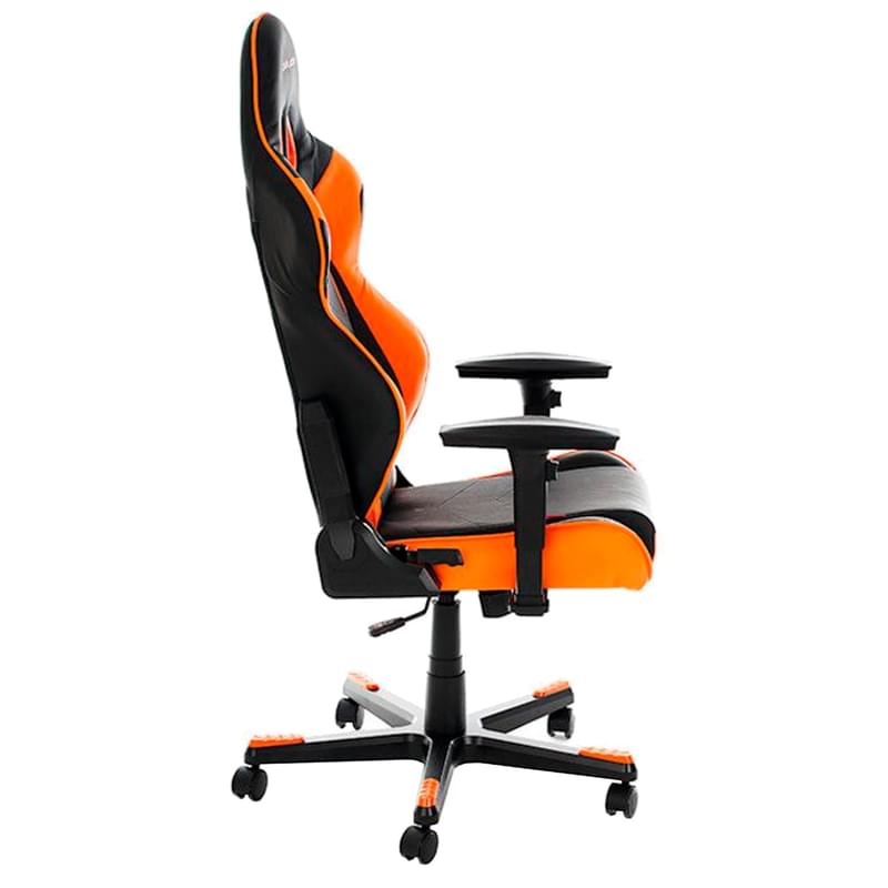 Игровое компьютерное кресло DXRacer OH/RE0/NO, Кожзам, (Ш)47*(Г)45*(В)134 см, Black/Orange - фото #1, Technodom.kz