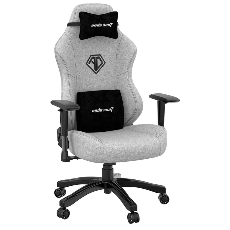 Игровое компьютерное кресло AndaSeat Phantom 3, Grey Fabric (AD18Y-06-G-F) - фото #1, Technodom.kz