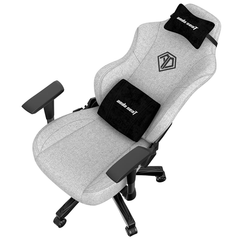 Игровое компьютерное кресло AndaSeat Phantom 3, Grey Fabric (AD18Y-06-G-F) - фото #7, Technodom.kz