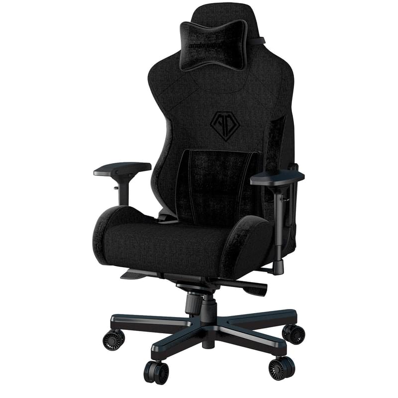 Игровое компьютерное кресло AndaSeat T-Pro 2 XL, Black Fabric (AD12XLLA-01-B-F) - фото #1, Technodom.kz