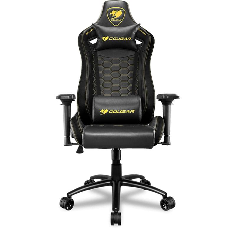 Cougar Outrider Royal Компьютерлік ойын креслосы, Black/Gold (CGR-OUTRIDER-RY) - фото #0, Technodom.kz