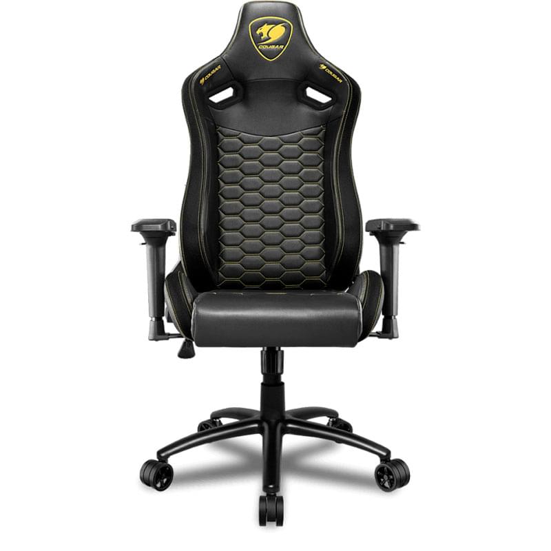 Cougar Outrider Royal Компьютерлік ойын креслосы, Black/Gold (CGR-OUTRIDER-RY) - фото #1, Technodom.kz