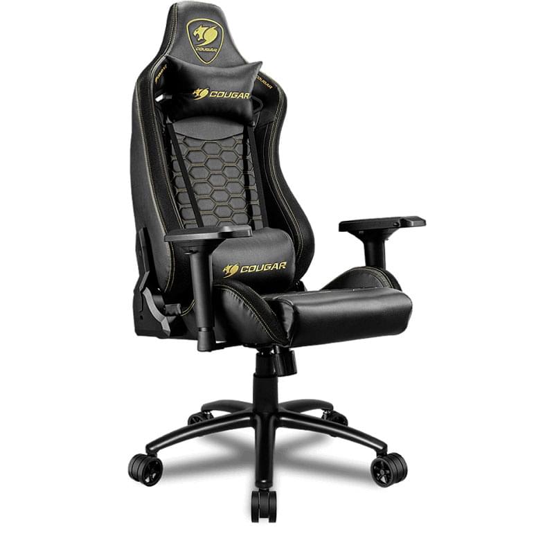 Cougar Outrider Royal Компьютерлік ойын креслосы, Black/Gold (CGR-OUTRIDER-RY) - фото #2, Technodom.kz