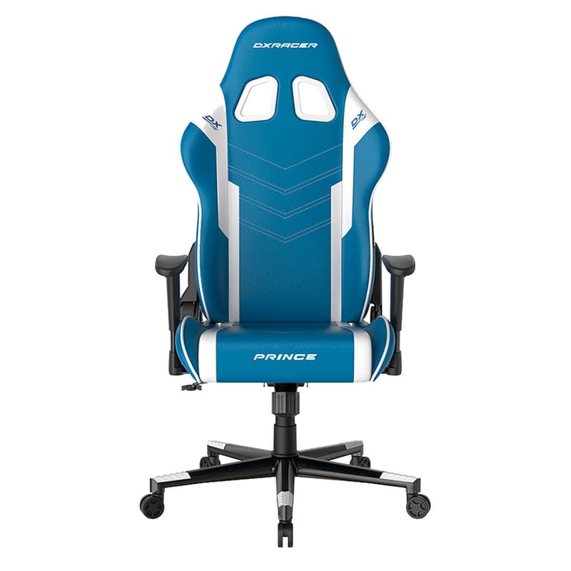 Игровое компьютерное кресло DXRacer Prince Series,  Blue/White (GC/LPF132LTC/BW) - фото #0, Technodom.kz