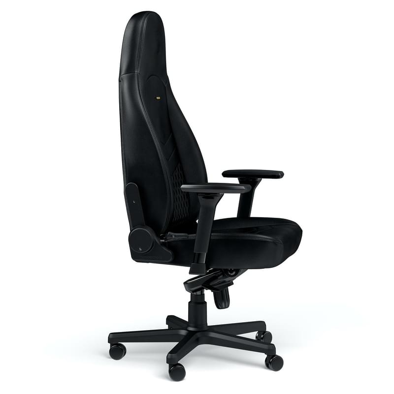 Noblechairs Icon компьютерлік ойын креслосы, Black leather (NBL-ICN-RL-BLA) - фото #1, Technodom.kz