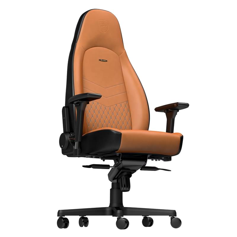 Игровое компьютерное кресло Noblechairs Icon, Cognac/Black leather (NBL-ICN-RL-CBK) - фото #3, Technodom.kz