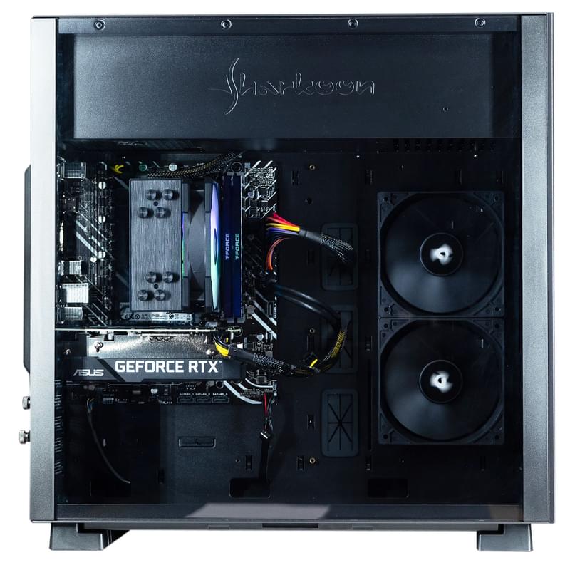 Neo Game ойын компьютері (Ci5-12400F 2,5GHz/16Gb/SSD 500GB/RTX 3060 12GB/PURE STEEL Black) - фото #2, Technodom.kz