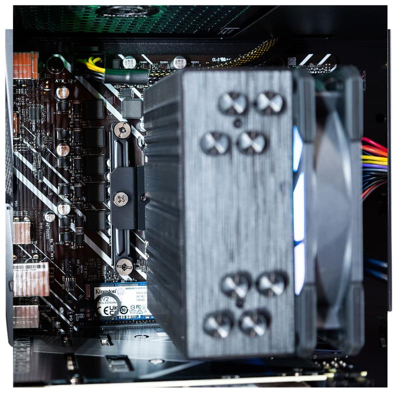 Neo Game ойын компьютері (Ci5-12400F 2,5GHz/16Gb/SSD 500GB/RTX 3060 12GB/PURE STEEL Black) - фото #5, Technodom.kz