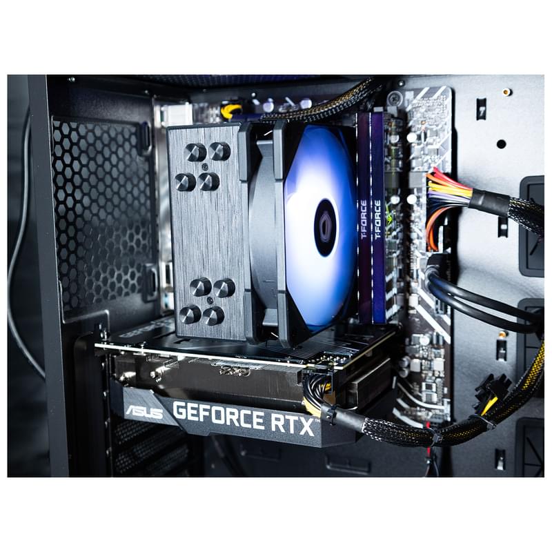 Neo Game ойын компьютері (Ci5-12400F 2,5GHz/16Gb/SSD 500GB/RTX 3060 12GB/PURE STEEL Black) - фото #7, Technodom.kz