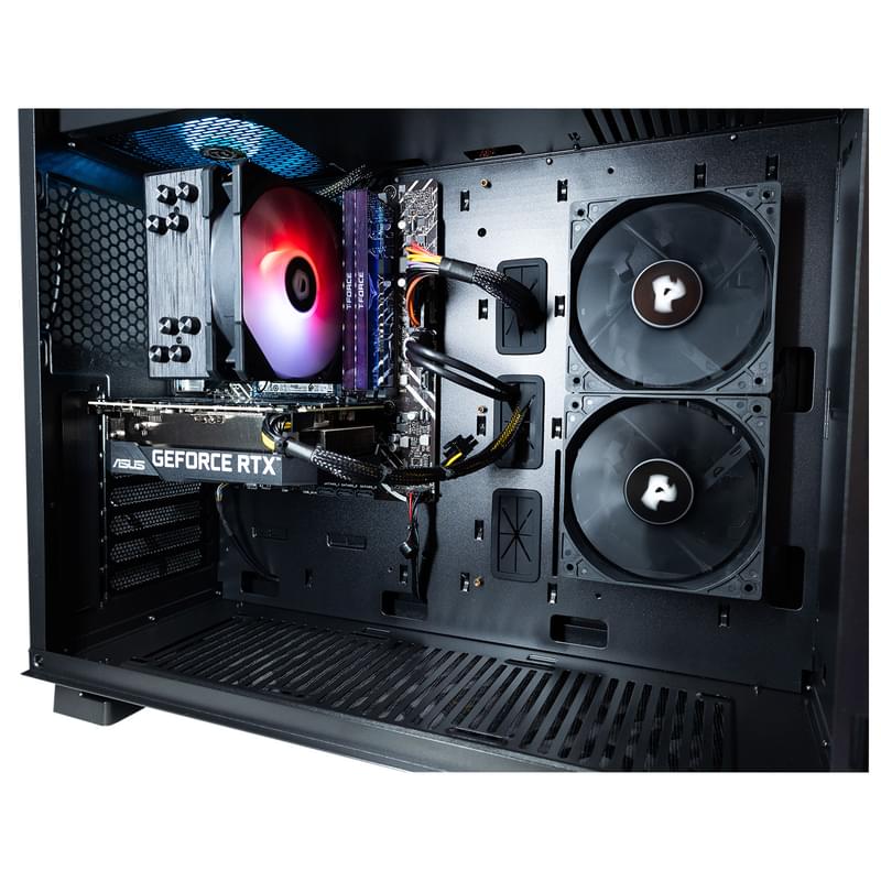 Neo Game ойын компьютері (Ci5-12400F 2,5GHz/16Gb/SSD 500GB/RTX 3060 12GB/PURE STEEL Black) - фото #8, Technodom.kz