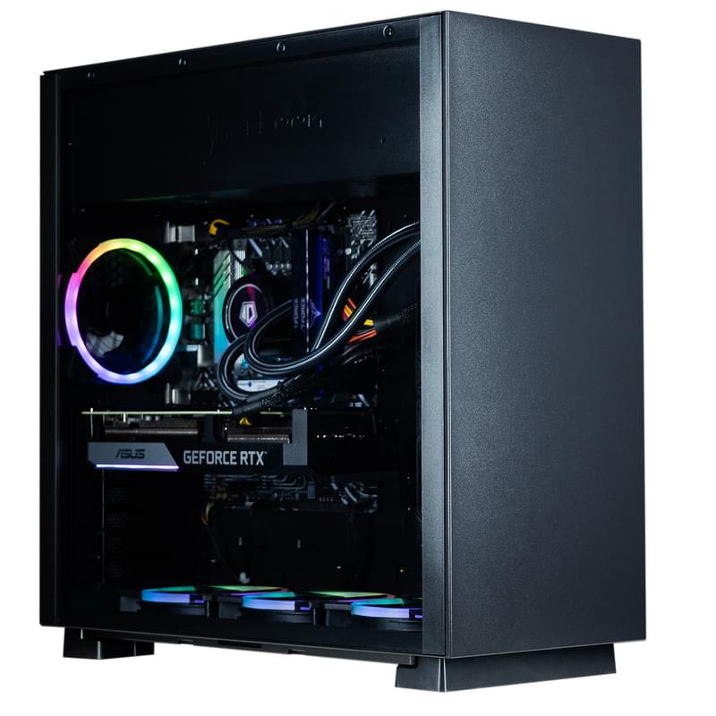 Neo Game ойын компьютері (Ci5-13400F 2,5GHz/16Gb/SSD 1TB/RTX 3060Ti 8GB/X 240 LITE/PURE STEEL RGB Black) - фото #0, Technodom.kz
