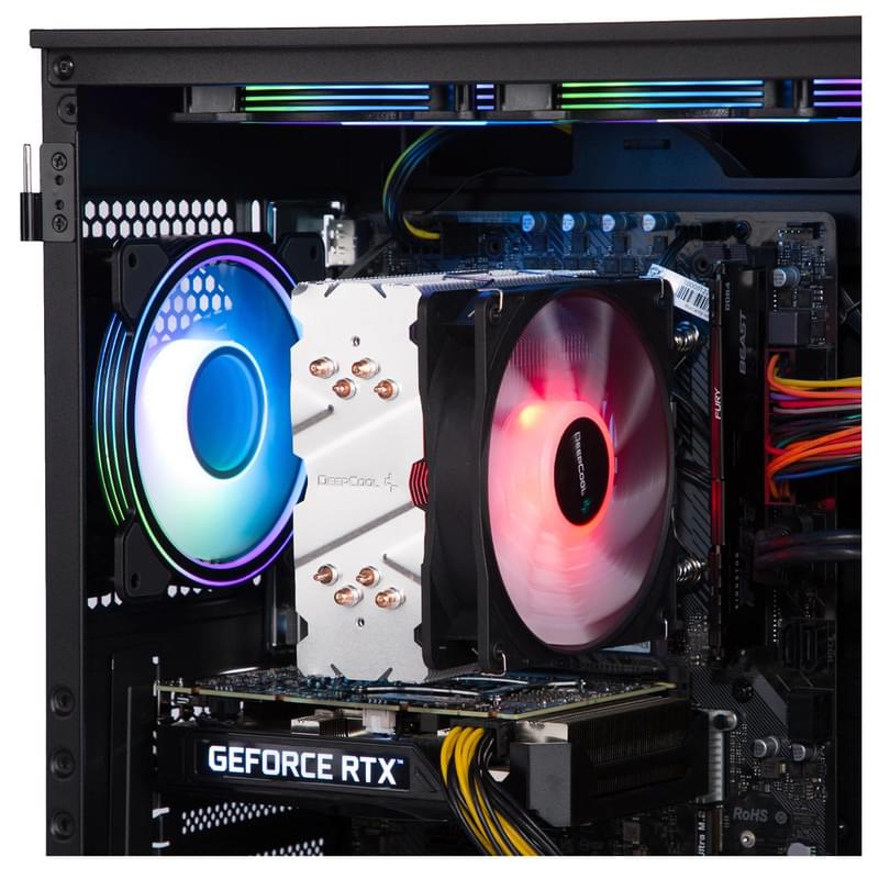 Neo Game ойын компьютері (Ci7-12700F 2,1GHz/16GB/500GB/RTX3060 8GB/Mirage) - фото #7, Technodom.kz