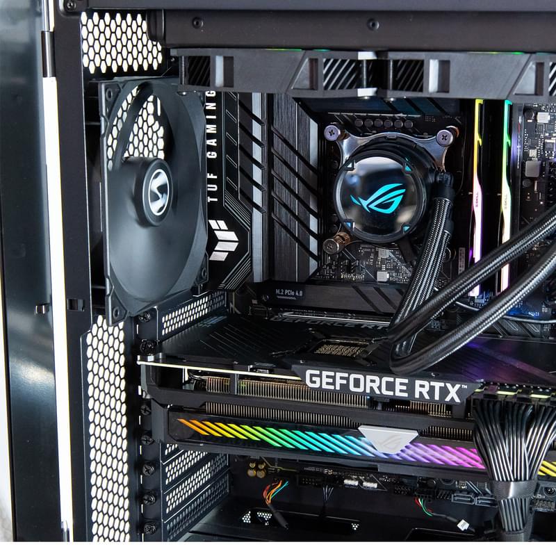 TechnoGaming ойын компьютері (Ci7-13700KF 2,5GHz/32Gb/SSD 2TB/RTX3080 12Gb/Lancool III Black) - фото #8, Technodom.kz