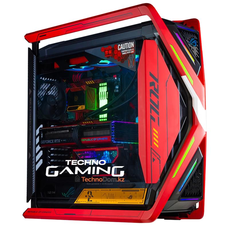 Игровой компьютер TechnoGaming (Ci9-14900KF/RTX 4090 24GB/D5 128GB/SSD 4TB/Z790/WiFi/СЖО/1600W Titanium/HYPERION EVA-02) - фото #0, Technodom.kz