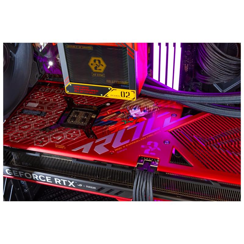 Игровой компьютер TechnoGaming (Ci9-14900KF/RTX 4090 24GB/D5 128GB/SSD 4TB/Z790/WiFi/СЖО/1600W Titanium/HYPERION EVA-02) - фото #11, Technodom.kz
