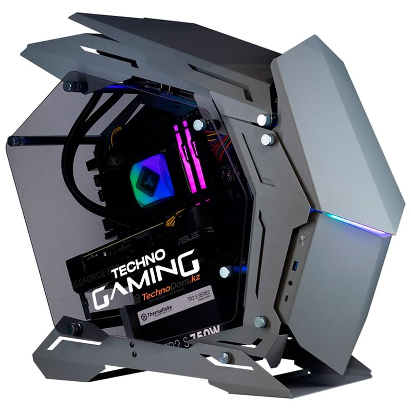 Игровой компьютер TechnoGaming (Ci7-13700F/RTX 4070 12Gb/D5 16Gb/SSD 1+1TB/B760/WiFi/СЖО/700W 80 PLUS/MOD-3 M GR) - фото #0, Technodom.kz