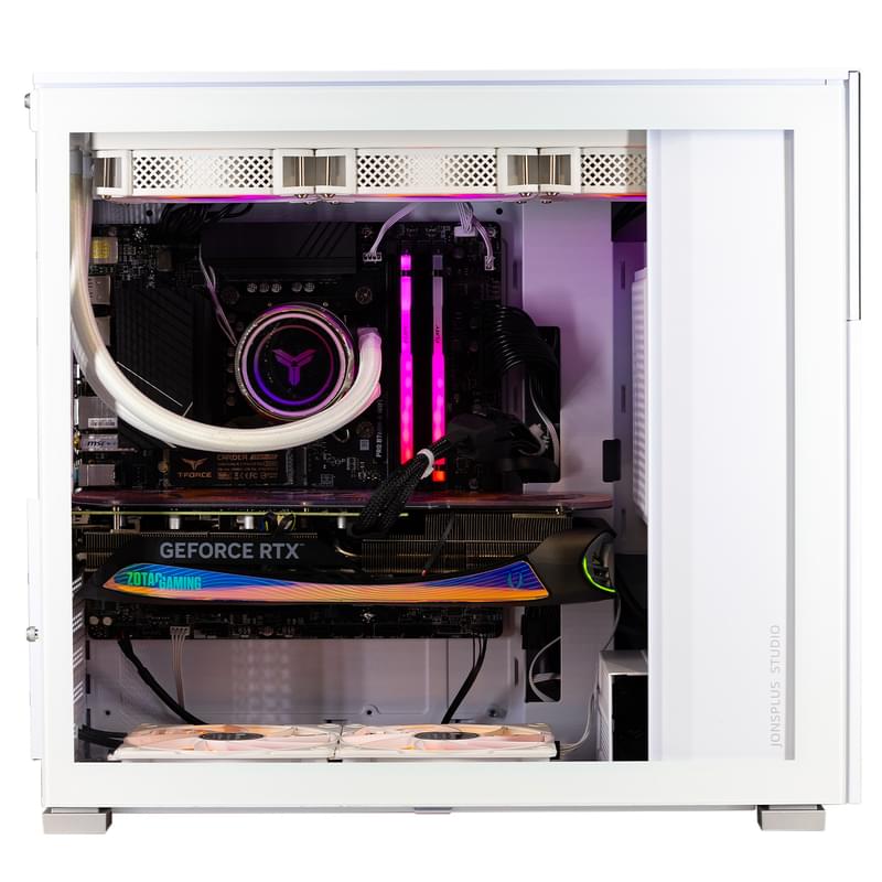 Игровой компьютер TechnoGaming (Ci7-13700 2.1 to 5.2GHz/16Gb/1TB/RTX 4070 12Gb/D41 MESH SC White) - фото #2, Technodom.kz