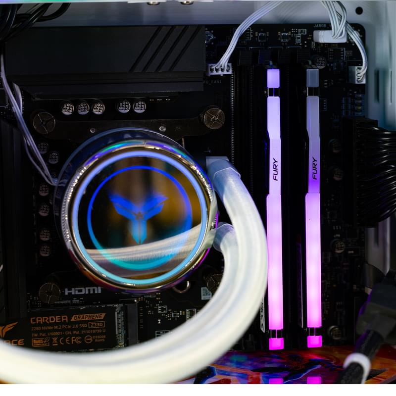 Игровой компьютер TechnoGaming (Ci7-13700 2.1 to 5.2GHz/16Gb/1TB/RTX 4070 12Gb/D41 MESH SC White) - фото #7, Technodom.kz