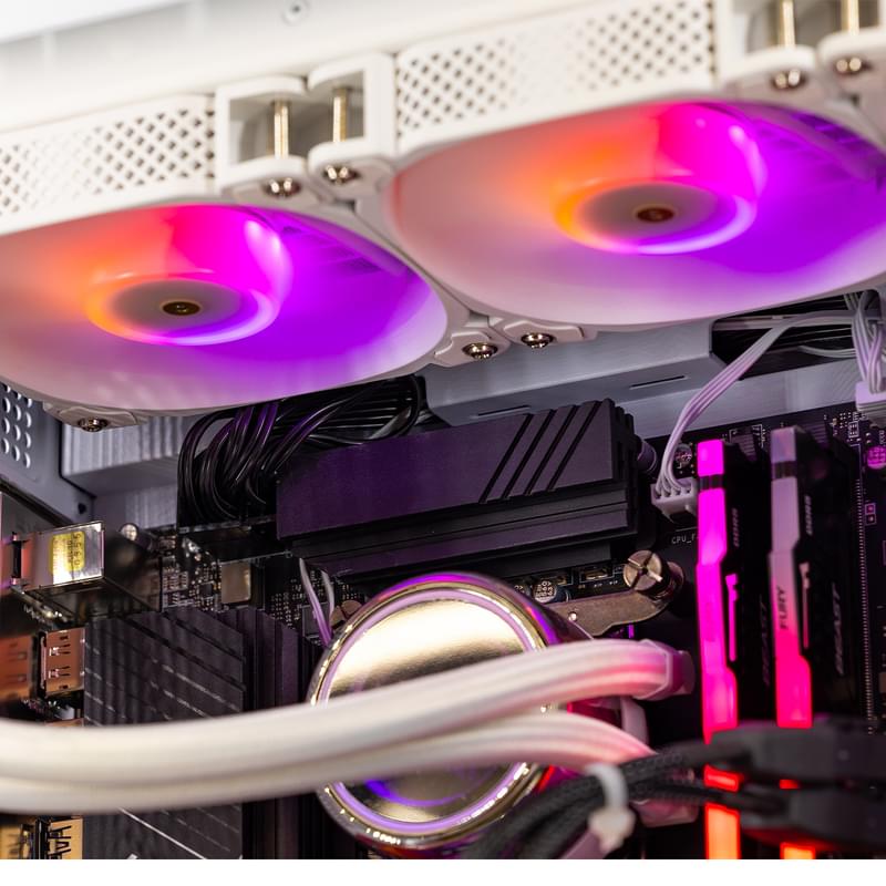 Игровой компьютер TechnoGaming (Ci7-13700 2.1 to 5.2GHz/16Gb/1TB/RTX 4070 12Gb/D41 MESH SC White) - фото #8, Technodom.kz