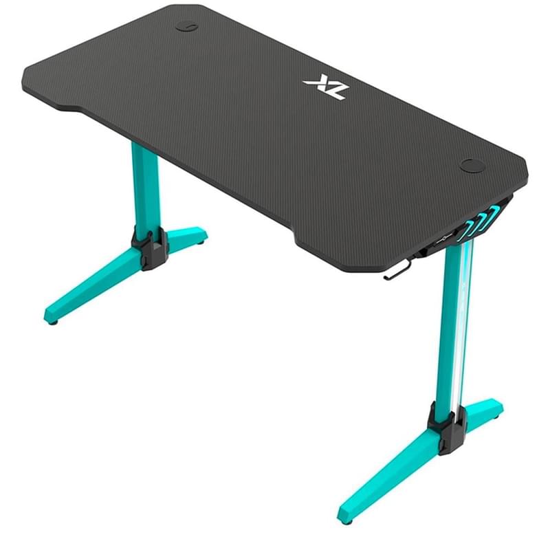 Игровой компьютерный стол AndaSeat Excel Edition RGB (AD-D-1200-12-BSV-L) - фото #1, Technodom.kz