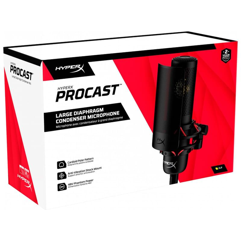 Игровой микрофон HyperX ProCast (699Z0AA) - фото #11, Technodom.kz