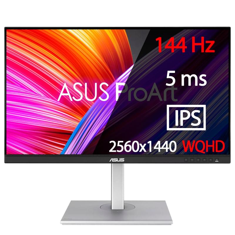 Игровой Монитор 27" ASUS PA278CGV 2560x1440 16:9 IPS 144ГЦ (2HDMI+DP+Type-C) Black-Silver - фото #0, Technodom.kz