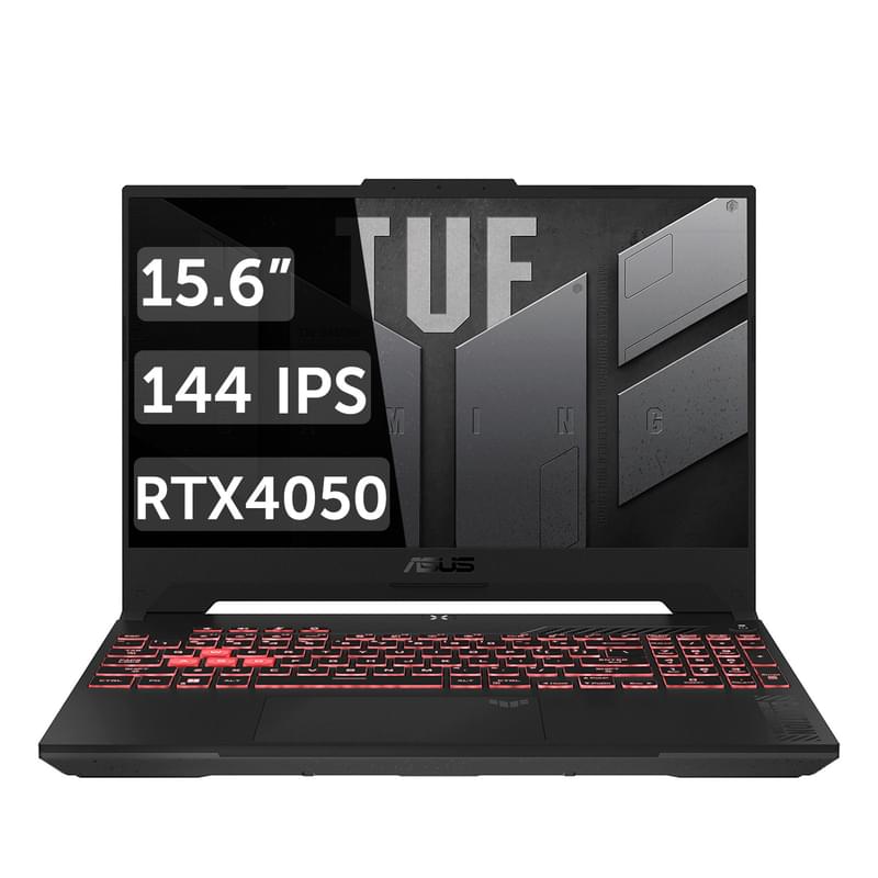 Игровой ноутбук Asus TUF Gaming A15 Ryzen 5 7535HS / 16ГБ / 512SSD / RTX4050 6ГБ / 15.6 / DOS / (FA507NU-LP141) - фото #0, Technodom.kz Игровой ноутбук Asus TUF Gaming A15 Ryzen 5 7535HS / 16ГБ / 512SSD / RTX4050 6ГБ / 15.6 / DOS / (FA507NU-LP141) - фото #0, Technodom.kz