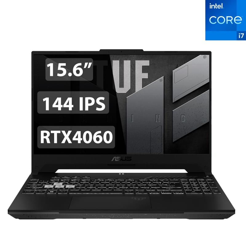 Игровой ноутбук Asus TUF Gaming F15 i7 13620H / 16ГБ / 1000SSD / RTX4060 8ГБ / 15.6 / DOS / (FX507VV-LP192) - фото #0, Technodom.kz Игровой ноутбук Asus TUF Gaming F15 i7 13620H / 16ГБ / 1000SSD / RTX4060 8ГБ / 15.6 / DOS / (FX507VV-LP192) - фото #0, Technodom.kz