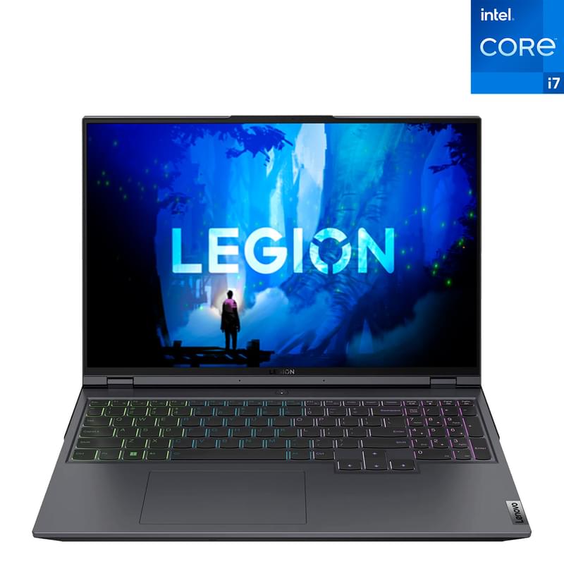 Игровой ноутбук Lenovo Legion 5 Pro i7 12700H / 16ГБ / 1000SSD / RTX3070 8ГБ / 16 / DOS / (82RF00QQRK) - фото #0, Technodom.kz