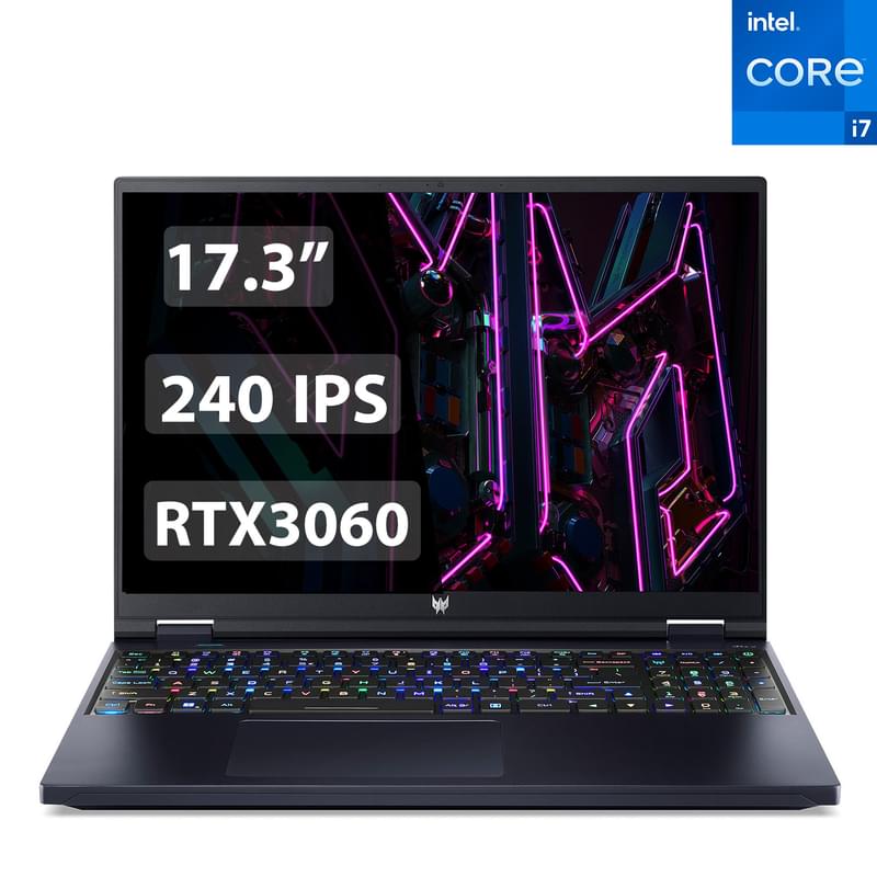 Игровой ноутбук Acer Predator Helios 300 PH317-56 i7 12700H / 16 / 1000SSD / RTX3060 6 / 17.3 / DOS / (NH.QGVER.003) - фото #0, Technodom.kz Игровой ноутбук Acer Predator Helios 300 PH317-56 i7 12700H / 16 / 1000SSD / RTX3060 6 / 17.3 / DOS / (NH.QGVER.003) - фото #0, Technodom.kz