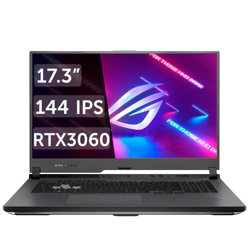 Игровой ноутбук Asus ROG Strix G17 Ryzen 9 6900HX / 16ГБ / 512SSD / RTX3060 6ГБ / 17.3 / DOS / (G713RM-KH210) - фото #0, Technodom.kz