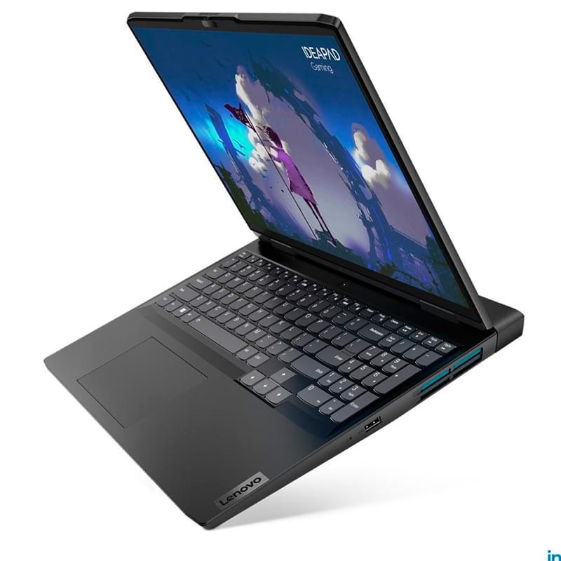 Игровой ноутбук Lenovo IdeaPad Gaming 3 Ryzen 5 6600H / 8ГБ / 512SSD / RTX3050 4ГБ / 16 / DOS / (82SC006DRK) - фото #4, Technodom.kz
