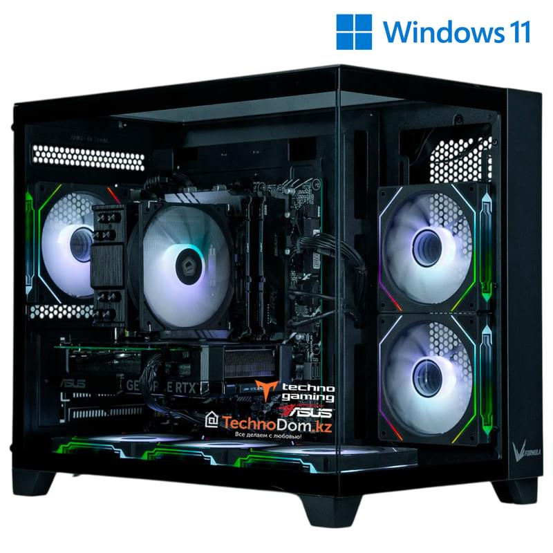TechnoGaming ойын ПК 214(Ci5-13400F/RTX 4060 8GB/D5 16GB/SSD 1TB/B760 WIFI/Z9ML F BK) Win 11 - фото #0, Technodom.kz
