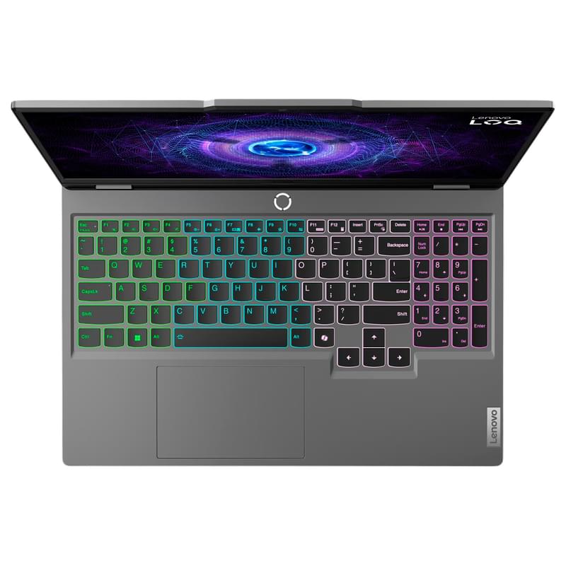 Игровой ноутбук Lenovo LOQ 15IAX9 / Ci5 12450HX / 16GB/ SSD512GB / RTX4050 GDDR6 / DOS / 15.6 / (83GS00EPRK) - фото #10, Technodom.kz